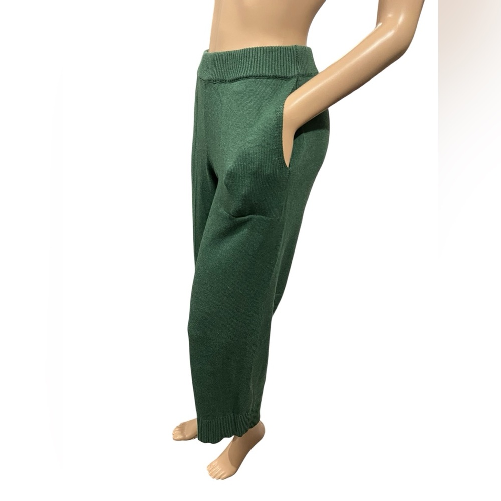 NWOT FREE PEOPLE BEACH Womens Solar Cardigan & Pants Set In Green Size Small - Picture 7 of 13